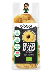 krążki jabłka suszone 100 g - BioGol spoza UE